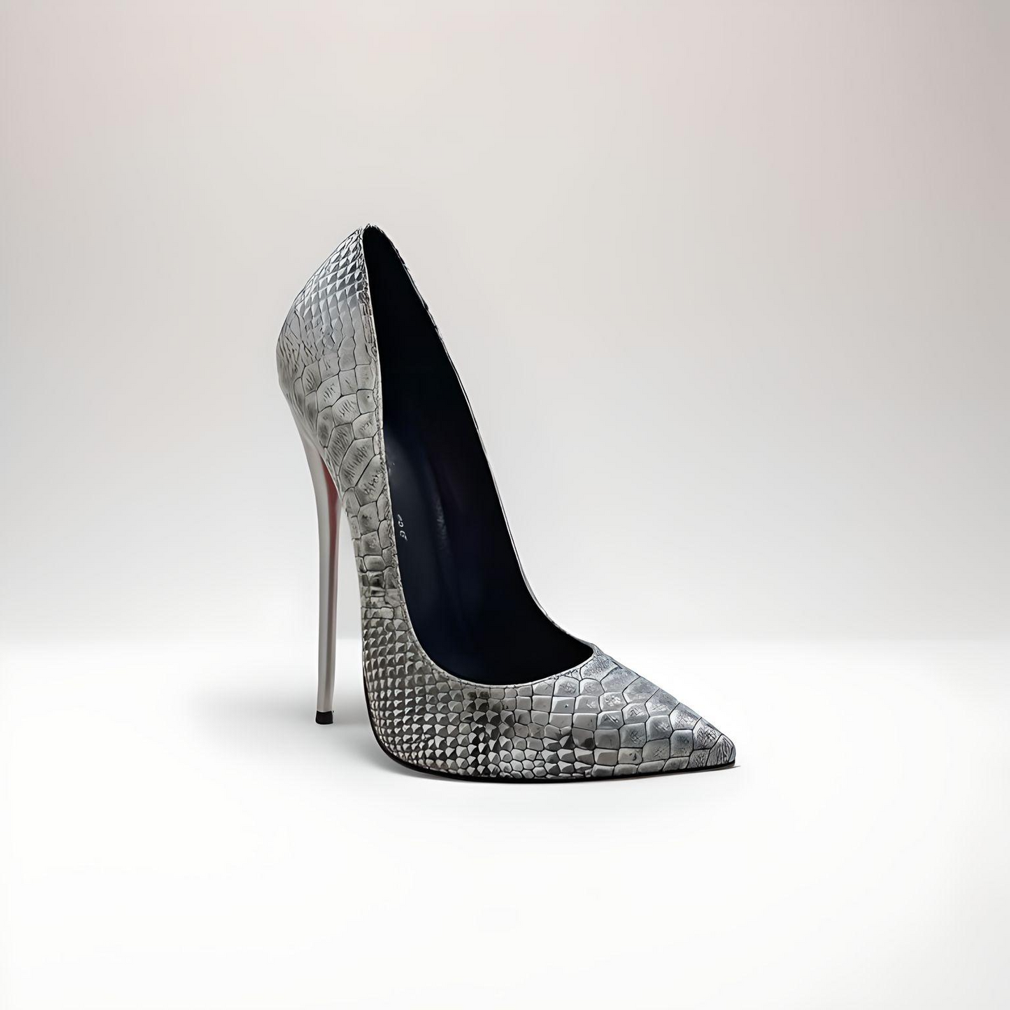 Snakeskin fetish ultra stiletto pointed pumps 16cm 6"