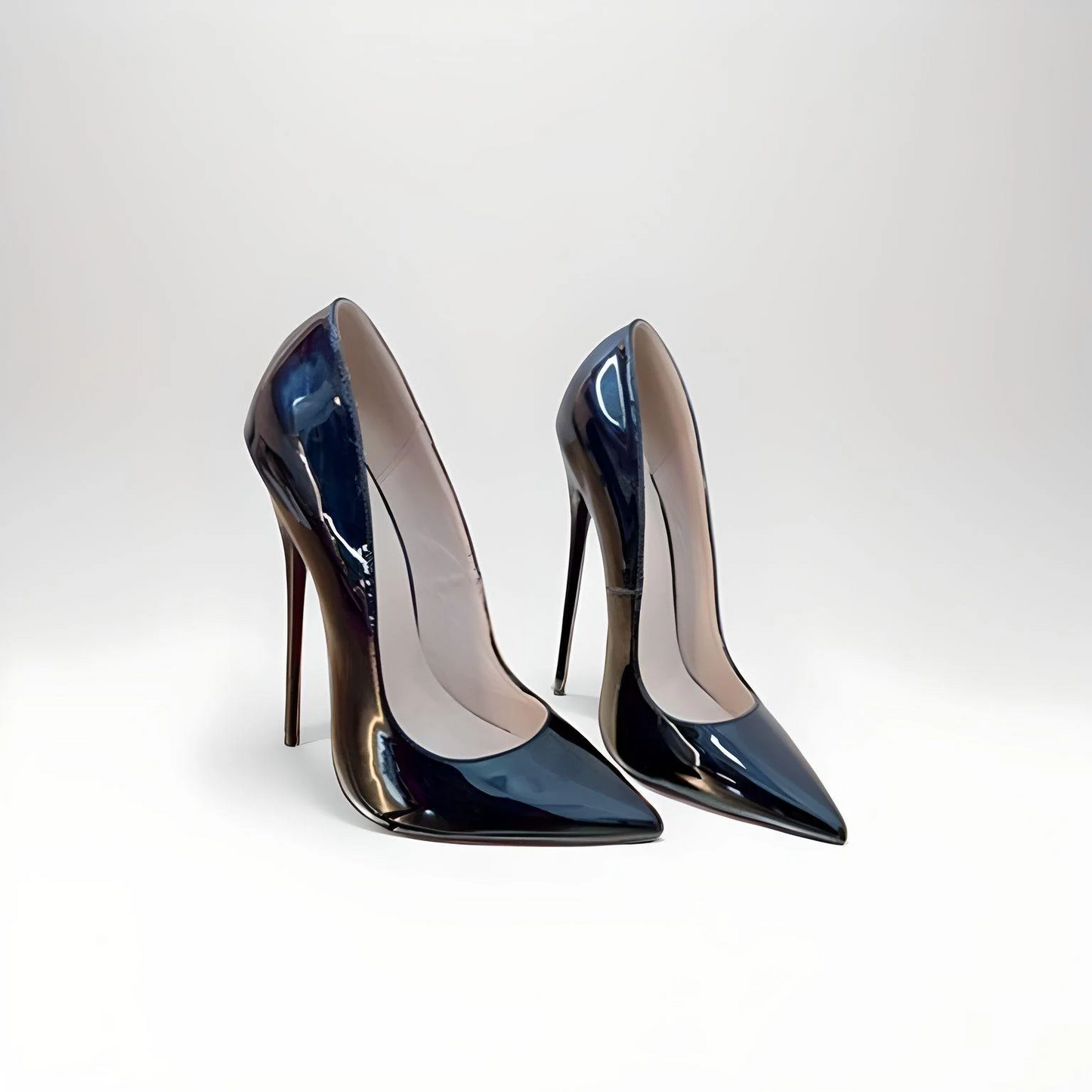 Spitz zulaufende Fetisch-Pumps mit Stilettoabsatz im Animalprint, 16 cm, 6 Zoll