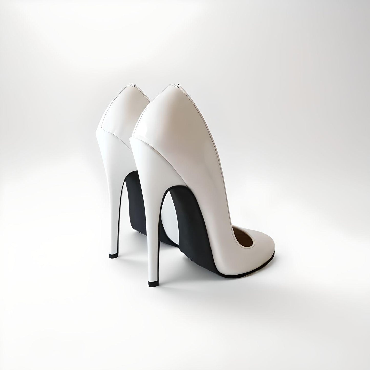 Retro real leather stiletto round toe pumps 10-16cm