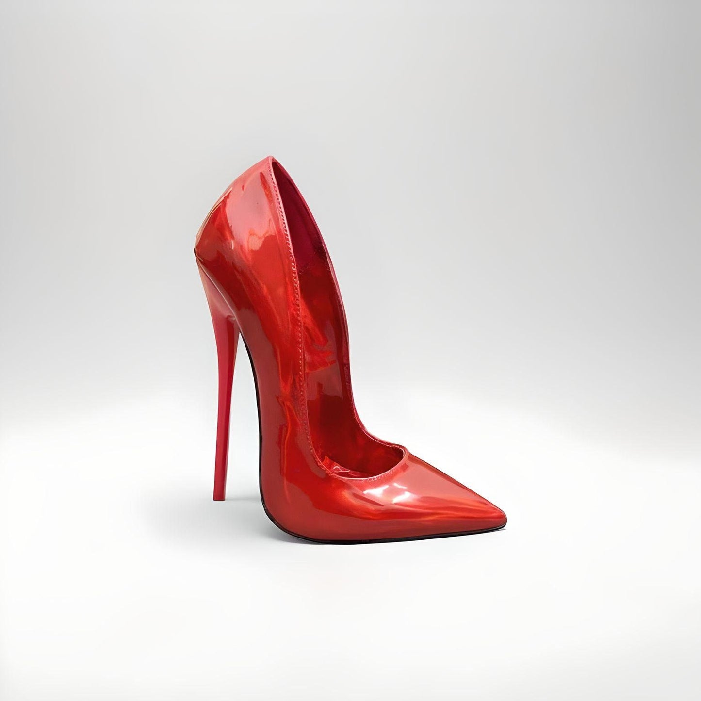 Escarpins pointus ultra stiletto fetish irisés 16cm 6"