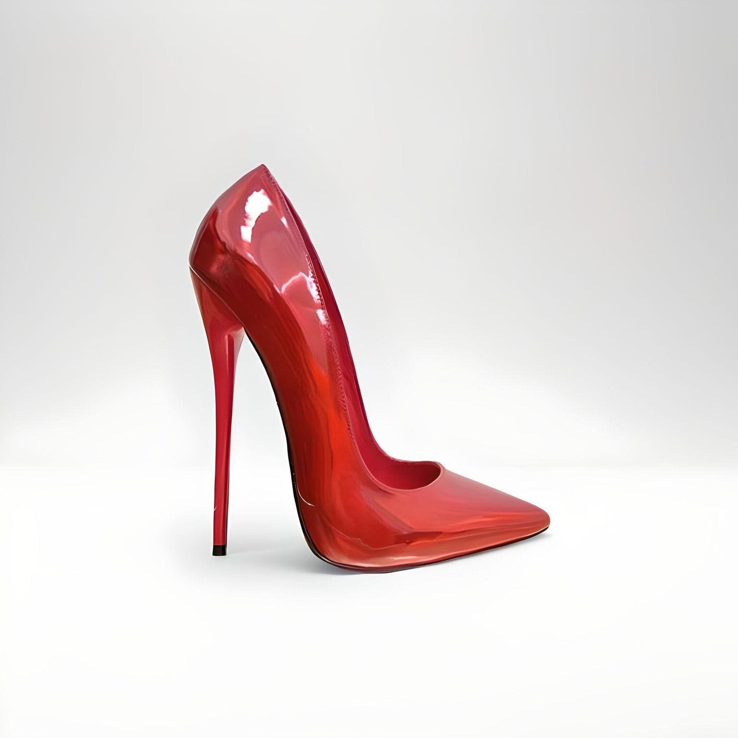 Escarpins pointus ultra stiletto fetish irisés 16cm 6"