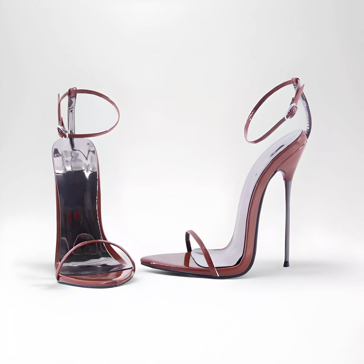 Ultra Thin Metal Stiletto Heel sandals 13cm or 16cm