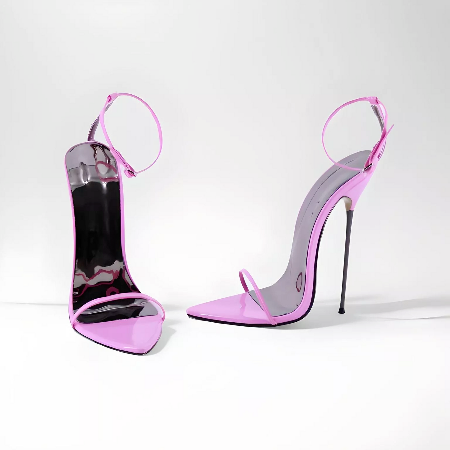 Ultra Thin Metal Stiletto Heel sandals 13cm or 16cm