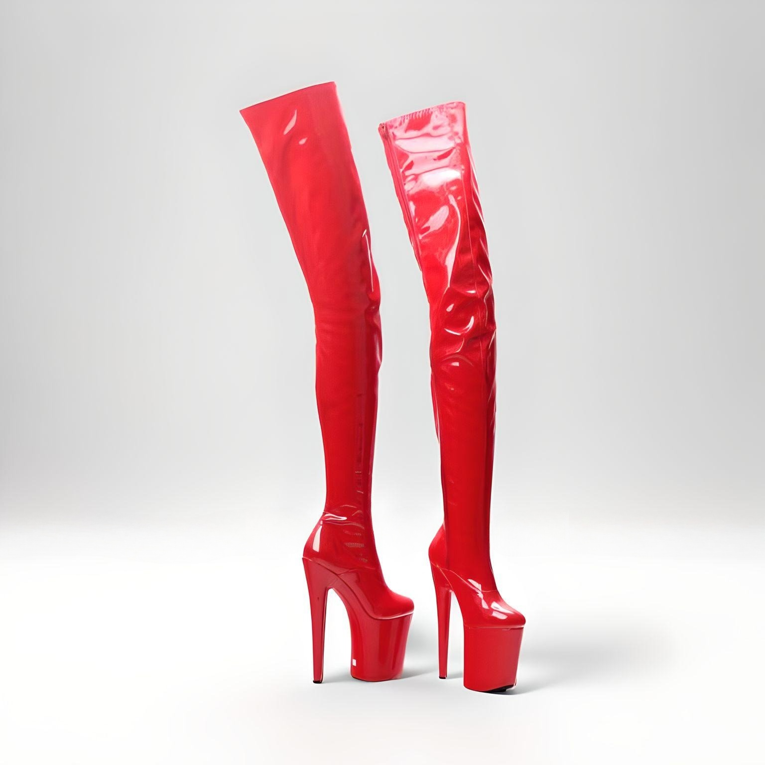 Bottes Talons Aiguilles Pour Pole Dancer Talon De 20 Cm 7 8 bottes-talons-aiguilles-pour-pole-dancer-talon-de-20-cm-7-8