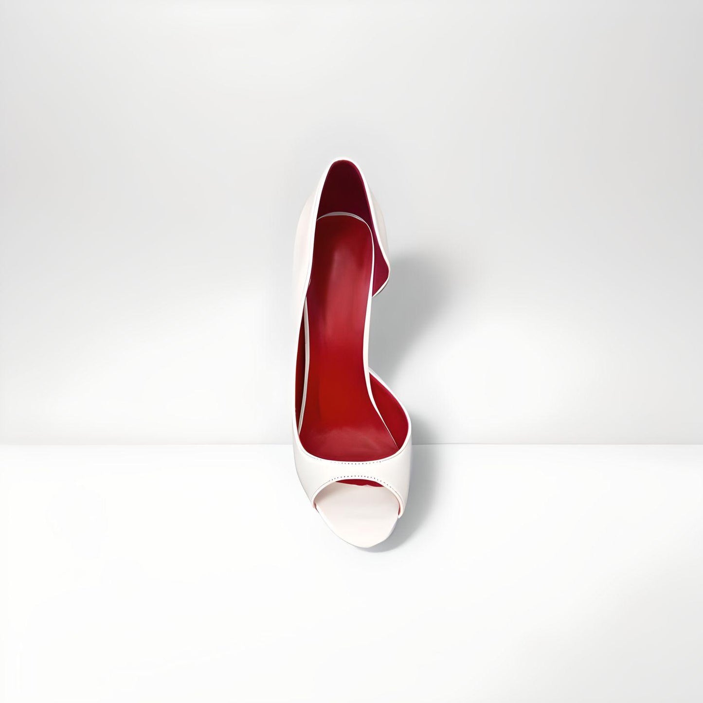 Patent d'orsay peep toe 14cm stiletto pumps