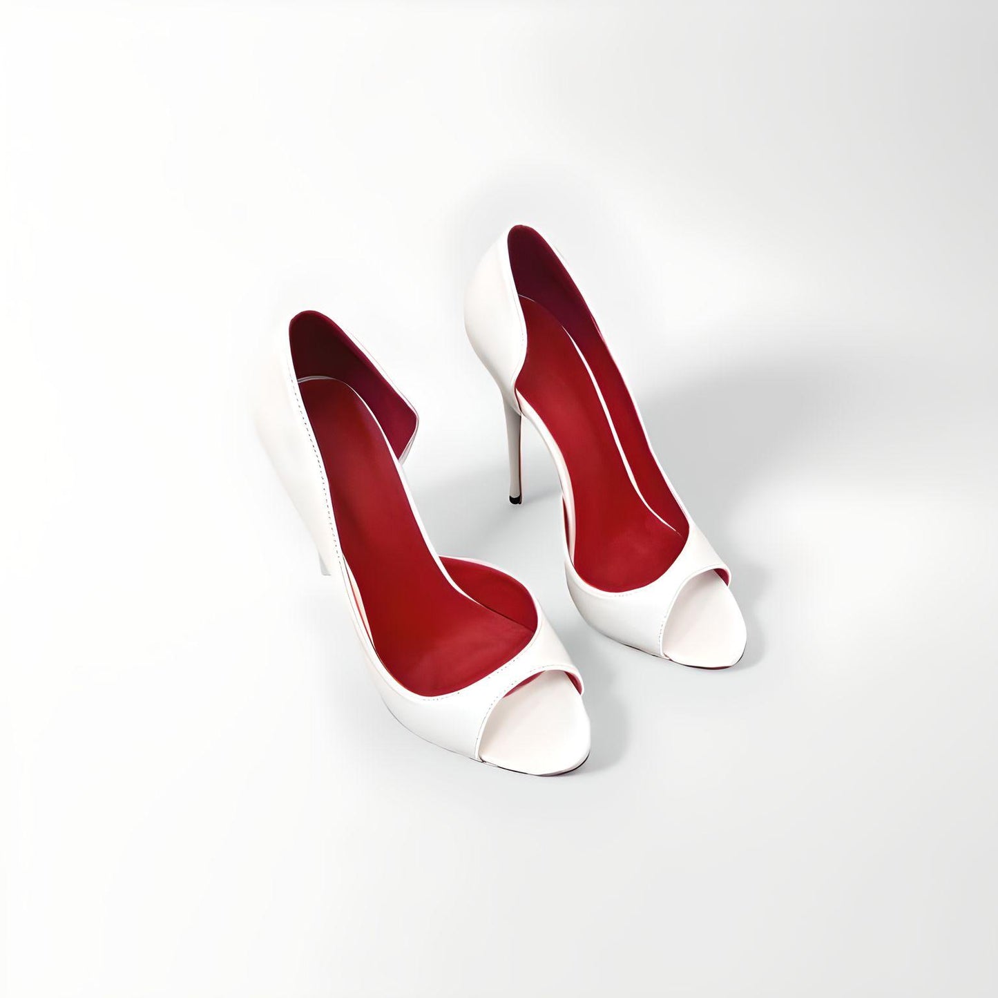 Patent d'orsay peep toe 14cm stiletto pumps