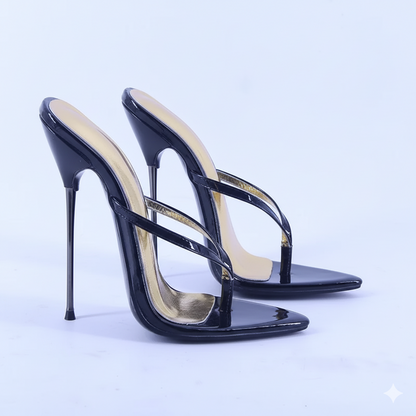 Sandales à talon aiguille en métal ultra fines 13 cm ou 16 cm