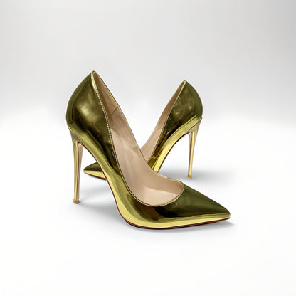 Metallic-Gold-Stiletto-Pumps