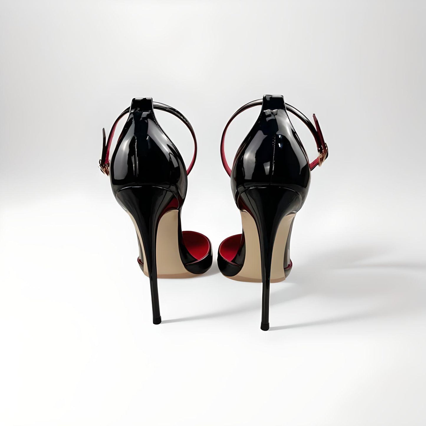 D'Orsay stiletto pumps round toe