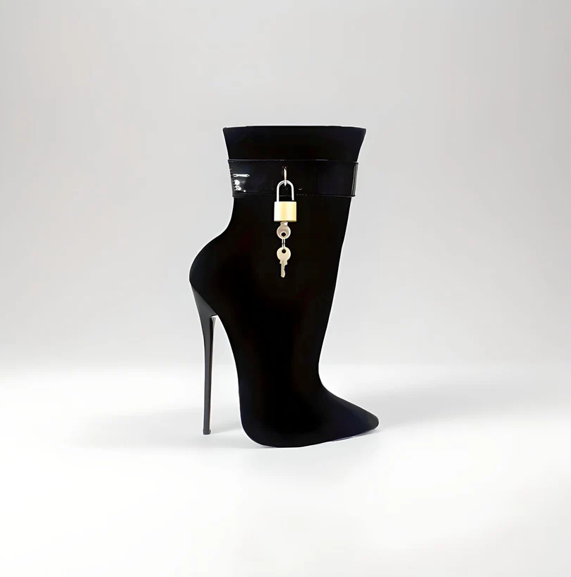 Spitz zulaufende Fetisch-Pumps mit Stilettoabsatz im Animalprint, 16 cm, 6 Zoll