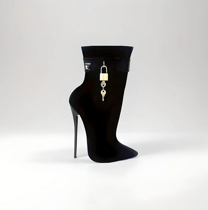 Spitz zulaufende Fetisch-Pumps mit Stilettoabsatz im Animalprint, 16 cm, 6 Zoll