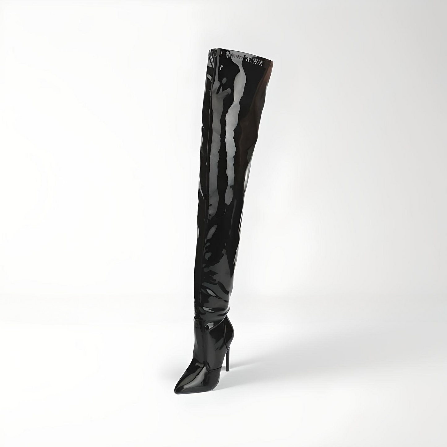 Fetish high heel stiletto thigh boots 12-13cm heel