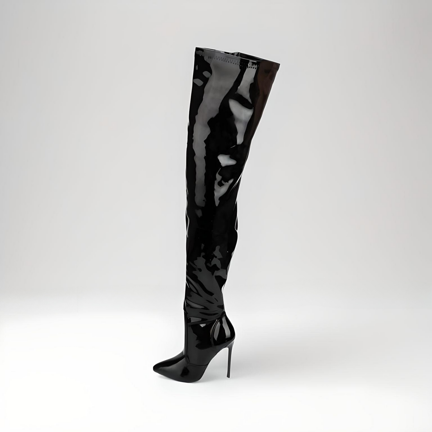 Fetish high heel stiletto thigh boots 12-13cm heel