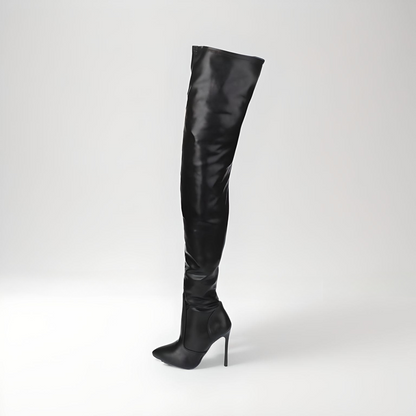 Fetish high heel stiletto thigh boots 12-13cm heel