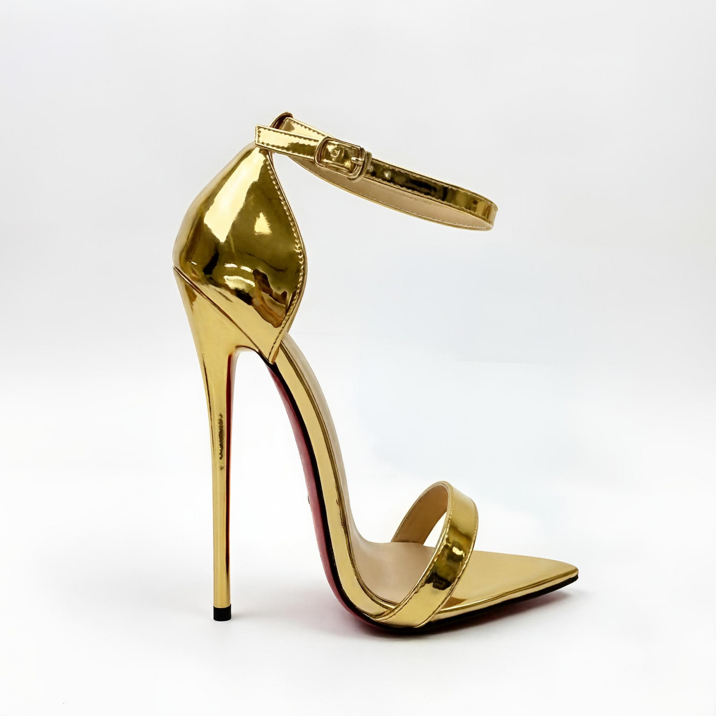 Pointy Barely There Heel Cup Stiletto Sandals