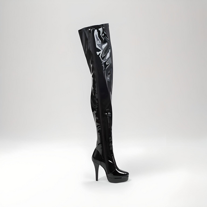 Fetish high heel platform stiletto thigh boots 12cm-13cm heel