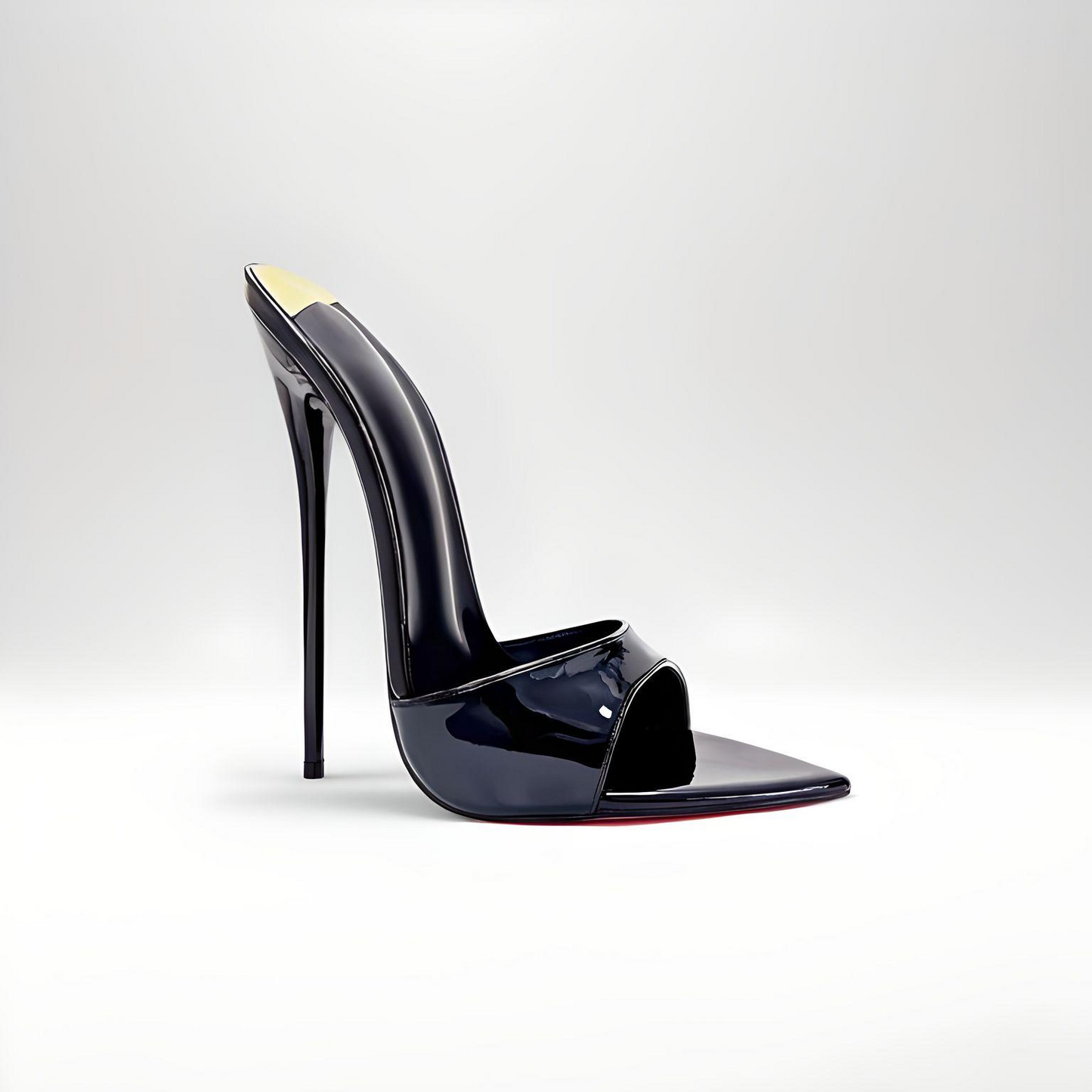 Stiletto pointed toe high heel mules 16cm