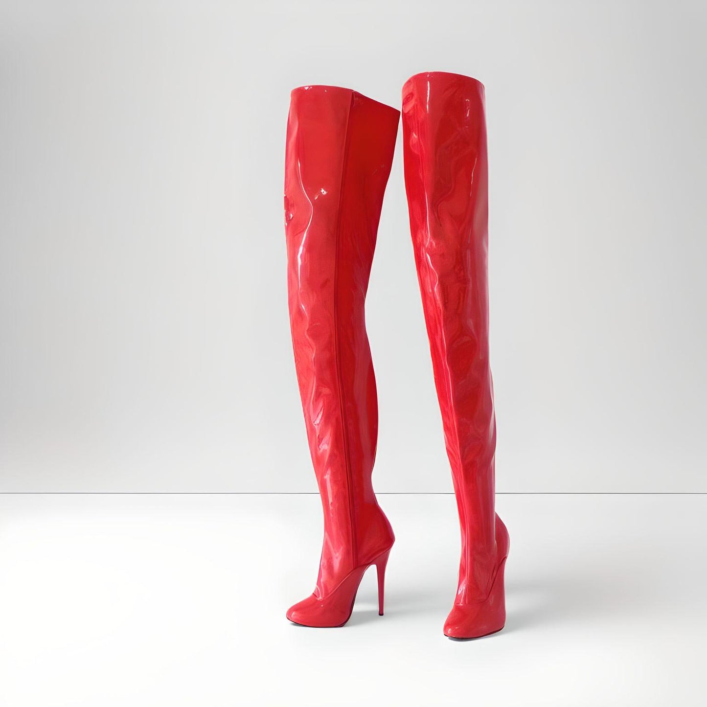 Fetish high heel stiletto thigh boots 14cm 5.5" heel