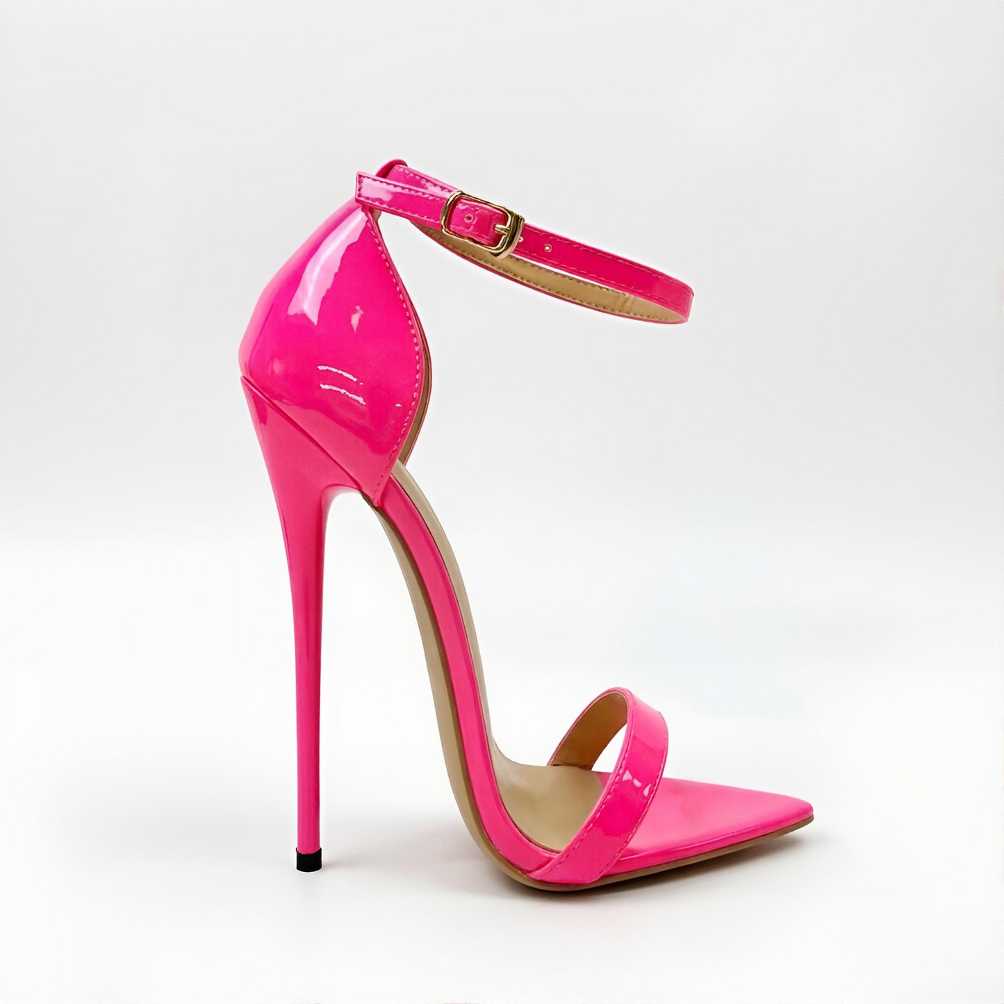 Pointy Barely There Heel Cup Stiletto Sandals