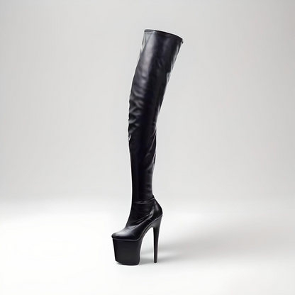 Pole Dancer platform stiletto crotch boots 20cm 7.8" heel