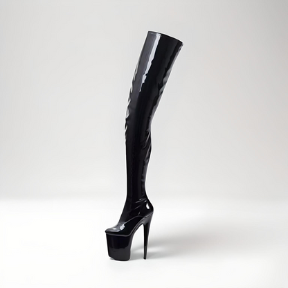 Pole Dancer platform stiletto crotch boots 20cm 7.8" heel