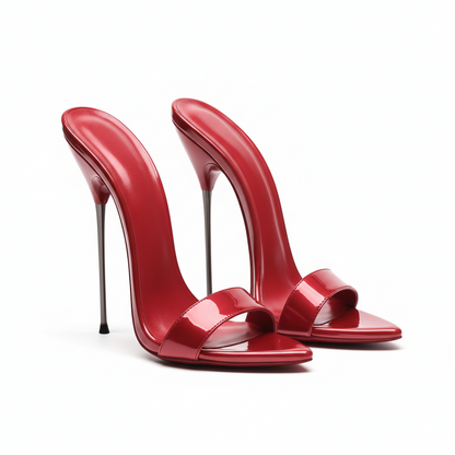 Sandales à talon aiguille en métal ultra fines 13 cm ou 16 cm