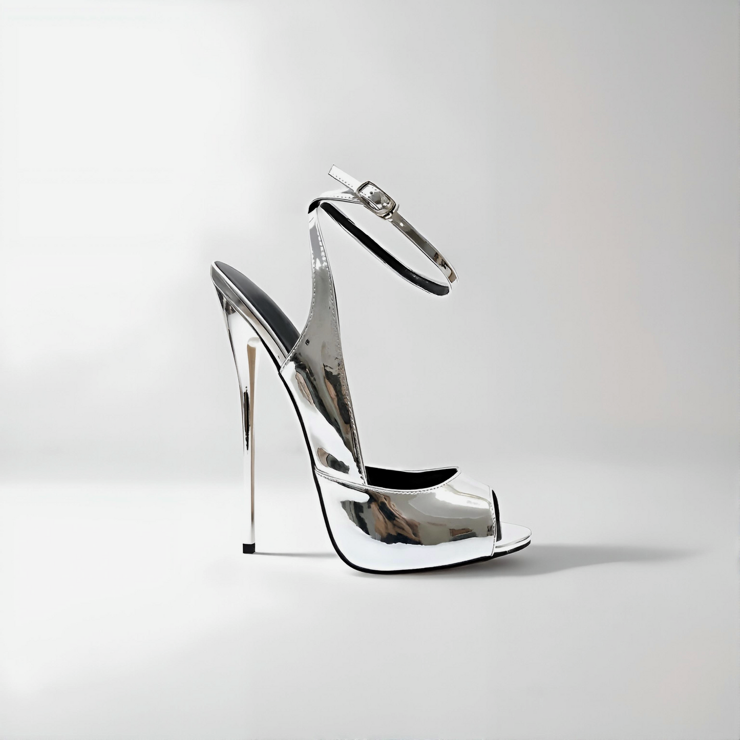 Peep Toe Stiletto High Heel Stiletto Sandals
