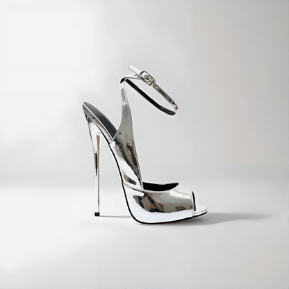 Peep Toe Stiletto High Heel Stiletto Sandals