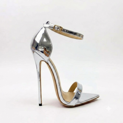 Pointy Barely There Heel Cup Stiletto Sandals